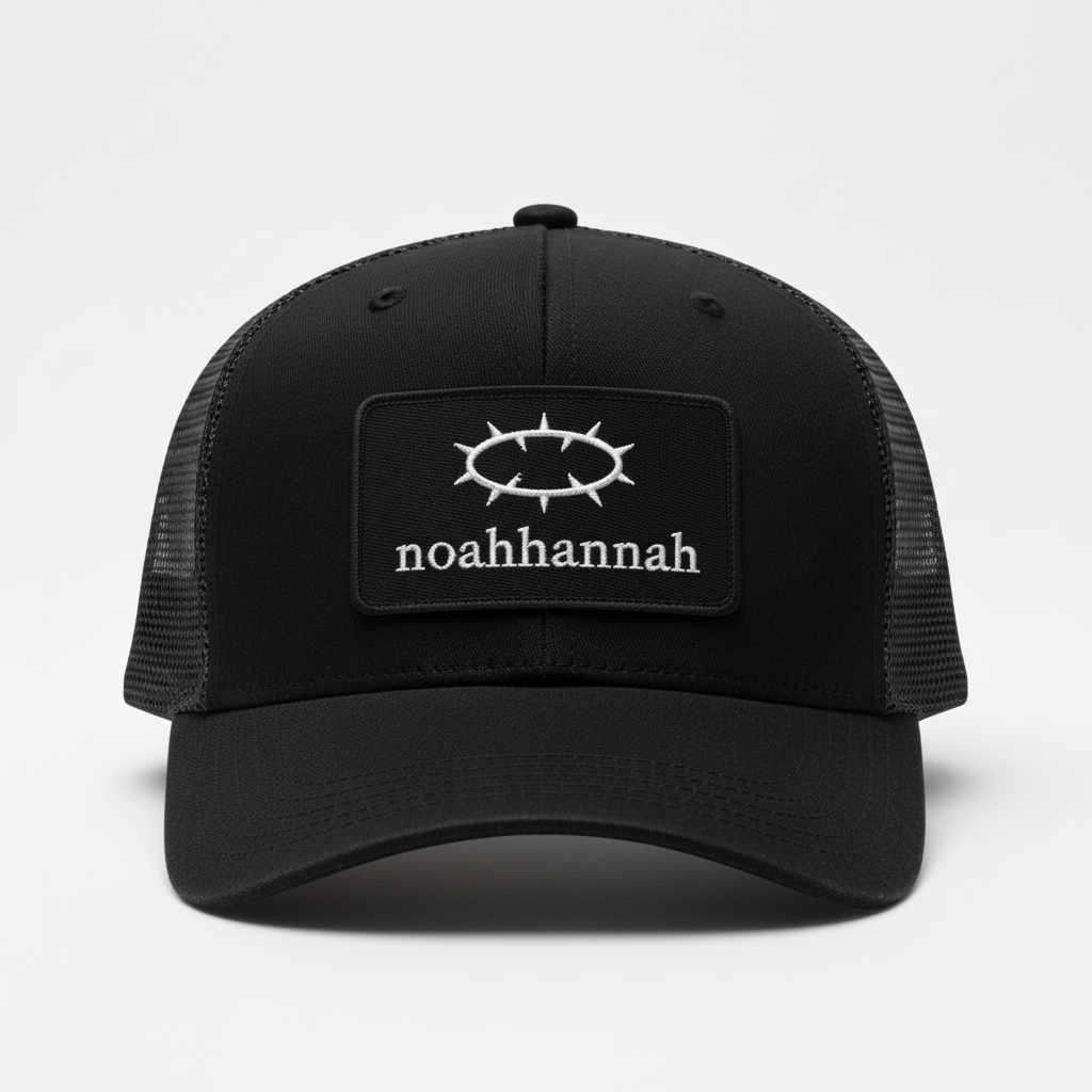 noahhannah Black Trucker Cap - Updated